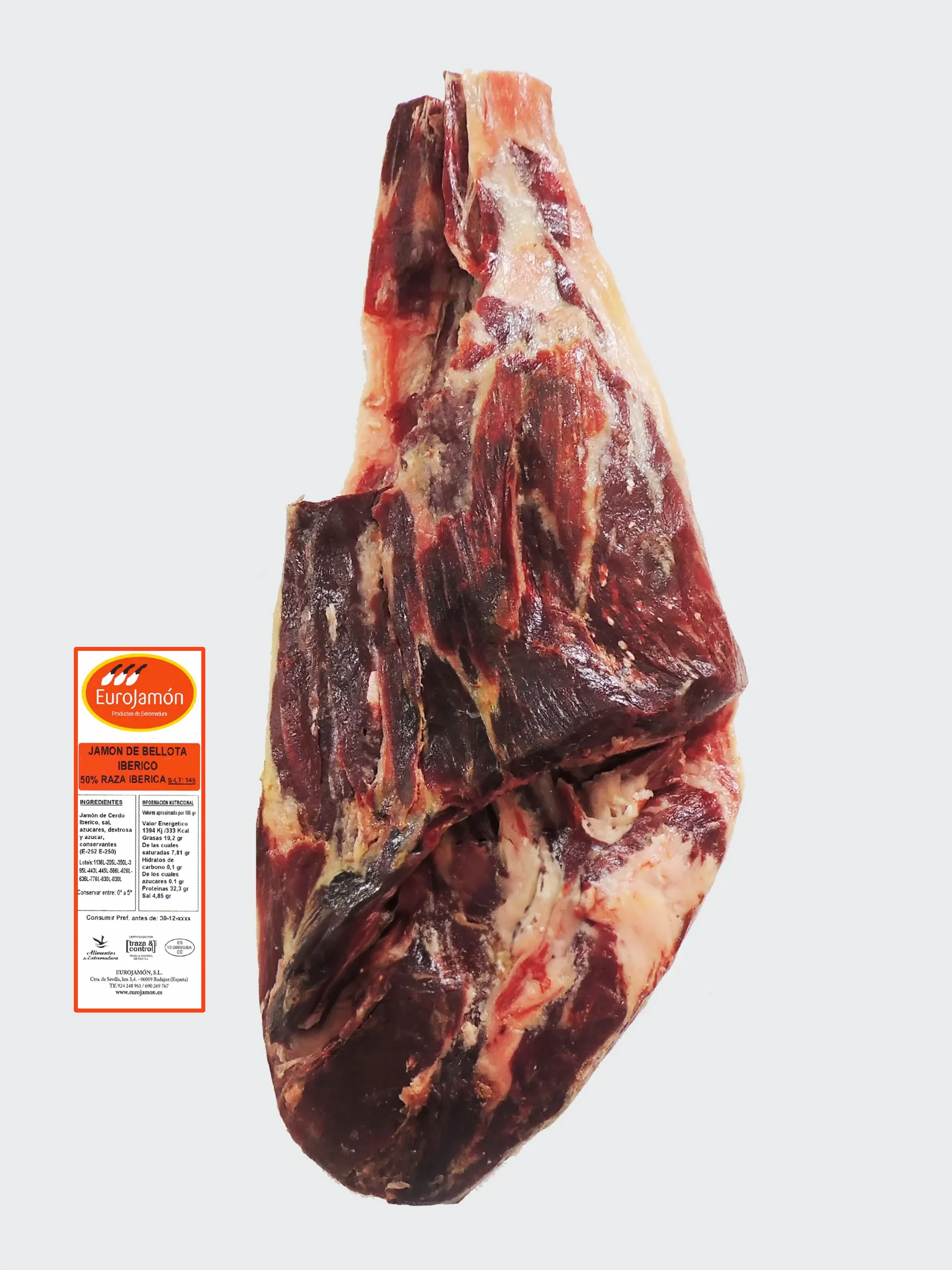 Jamón de Bellota Ibérico "Deshuesado" 50% R.I.